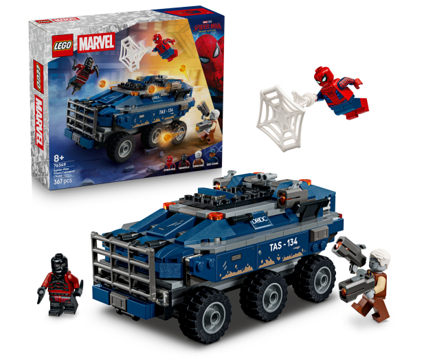 LEGO SUPER HEROES 76349 Pościg Spider-Mana za więźniarką - 1529854 - zdjęcie 2